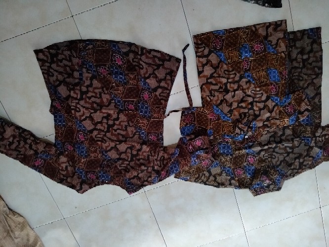 Batik Couple Keluarga Atasan Motif Sogan Loreng - Nivana Batik