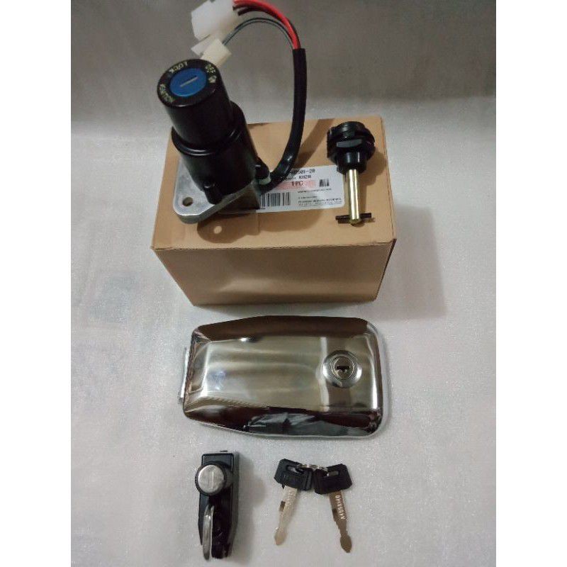 kunci kontak RX-King RX-King new plus tutup tangki plus kunci jok Original yamaha
