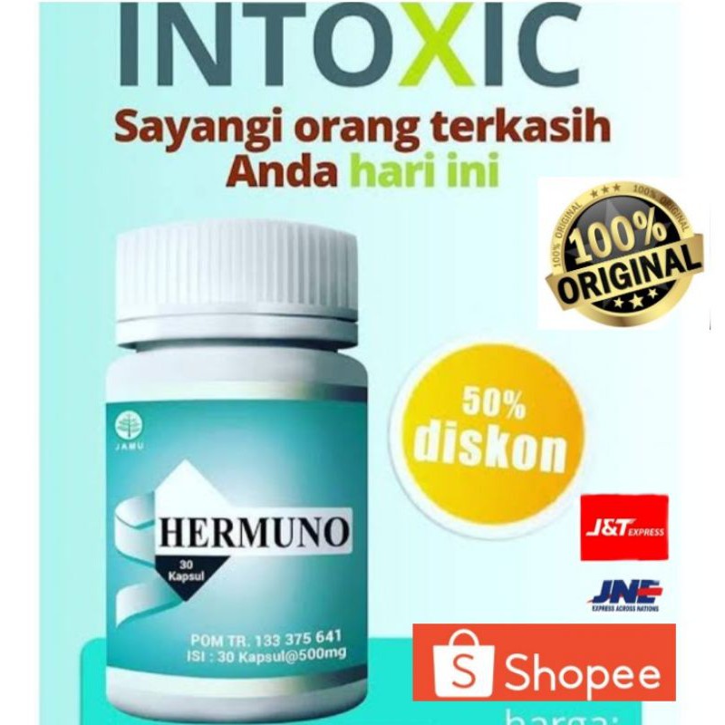 HERMUNO INTOXIC OBAT HERBAL OBAT PARASIT OBAT CACING PERUT