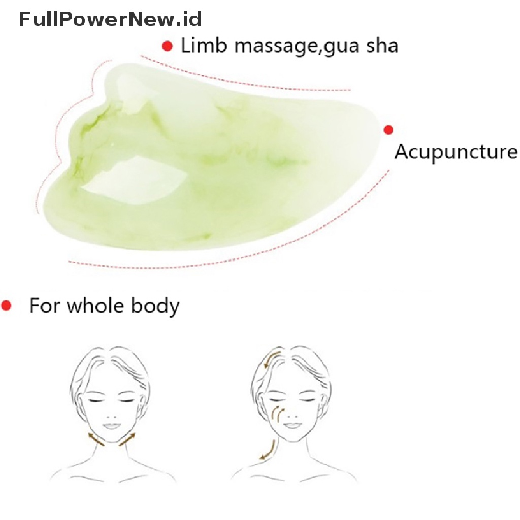 [Full] 1Pc Natural Resin Facial Body SPA Message Gua Sha Scraper Board Health Care Tool .