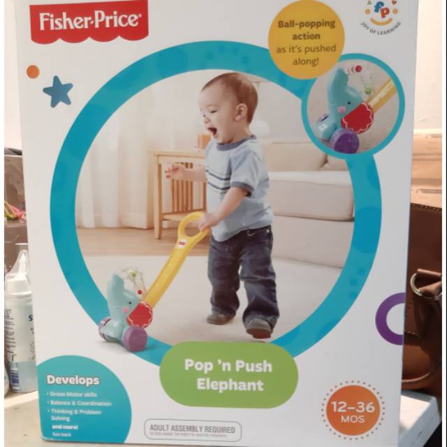 fisher price push elephant