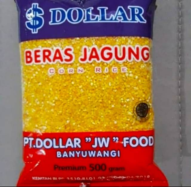 

Nasi Beras Jagung DOLLAR Premium 500gr