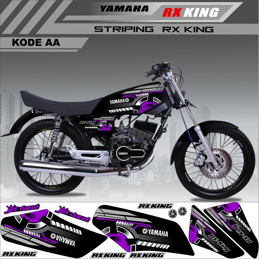 Striping Rx King Variasi/ Stiker Custom Rx King / Sticker Rx King VARIASI AA