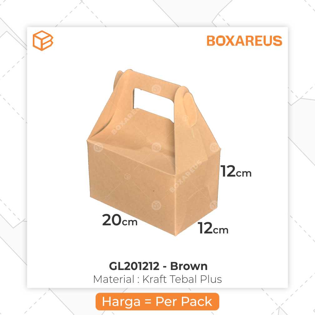 Gable Box Packaging Gift Box Kotak Souvenir Box | GL201212