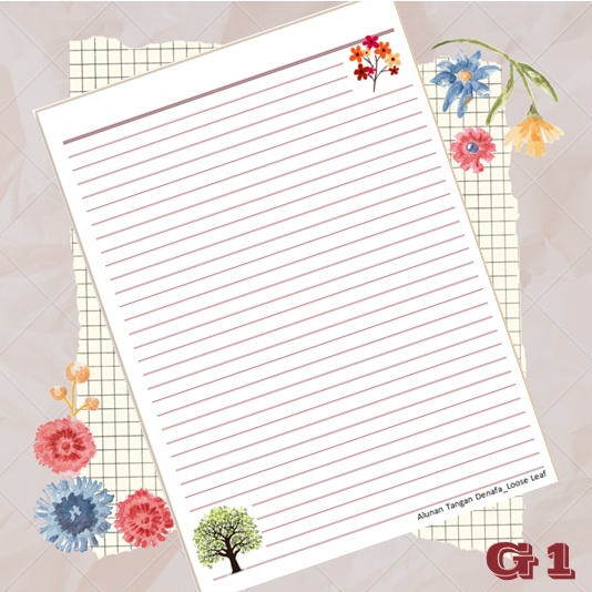 

KERTAS BINDER/LOOSE LEAF MURAH MOTIF KARTUN LUCU A5(20 RING)