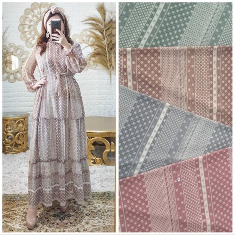 gamis meijiwang/gamis import/korean look/gamis ceruty