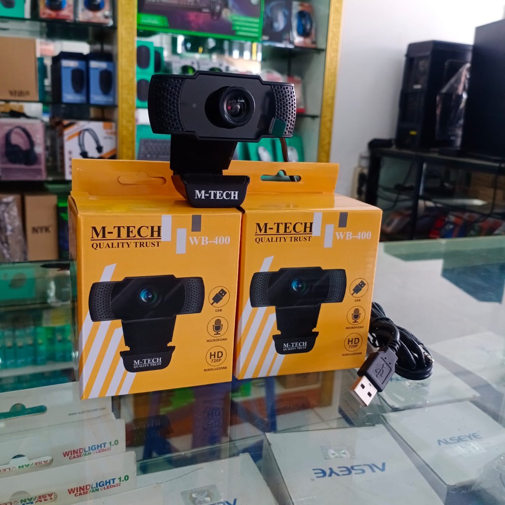 WEBCAM M-Tech WB-400 With Microphone 720P