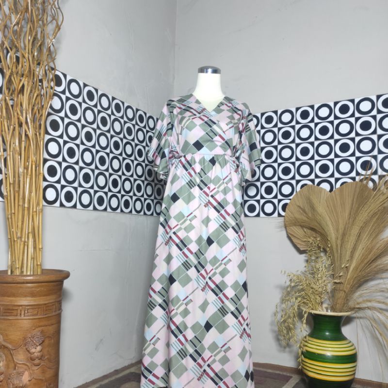 BESTSELLER DASTER KIMONO LENGAN LONCENG RAYON PREMIUM LD 120 PB 125 BUSUI FRIENDLY-Motif 5