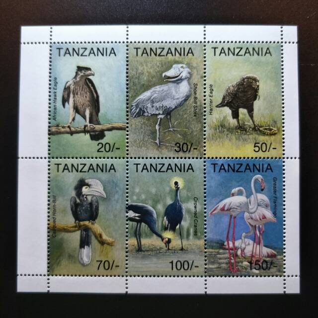 

Mini Sheet Perangko Burung Unggas Tanzania - Prangko Koleksi
