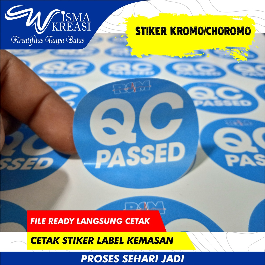 

Cetak Sticker Stiker Label Makanan, Minuman, Kue, Kromo Desain Custom