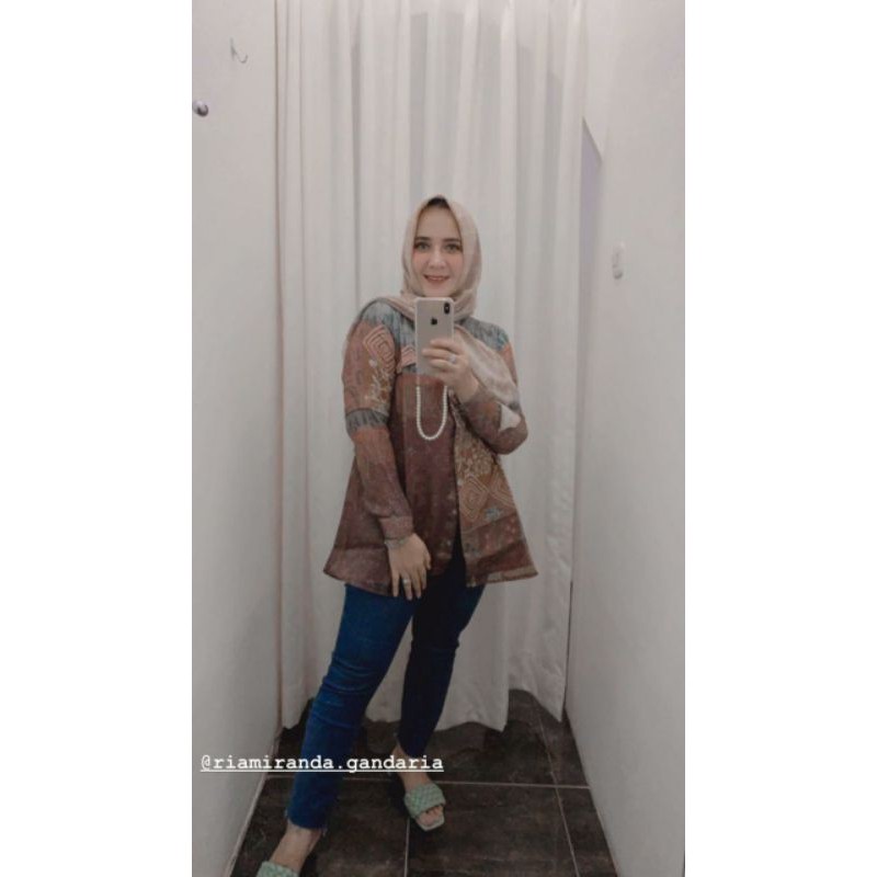 Lahasa top Lhasa Top Ria Miranda RM Saga Eid Series Baju Lebaran Raya Collection