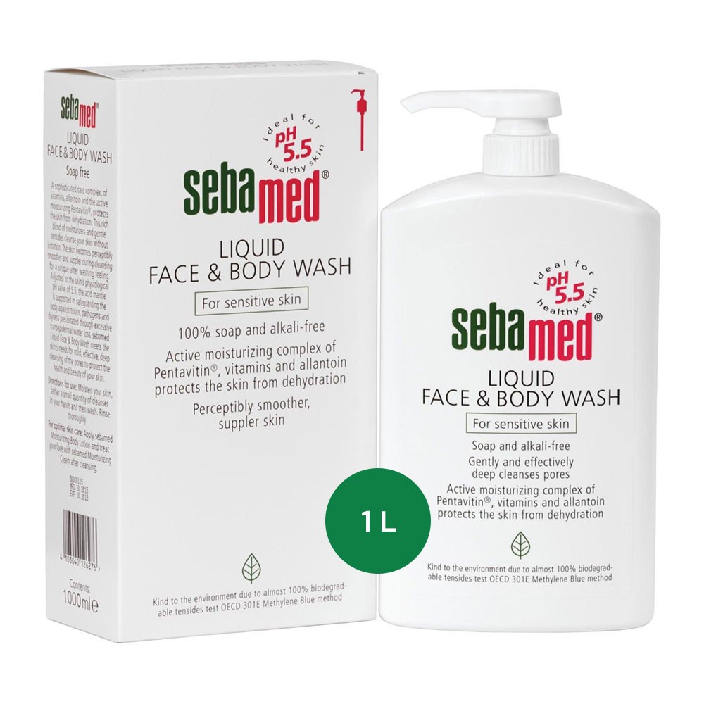 Sebamed - Liquid Face &amp; Body Wash (1000 ml)