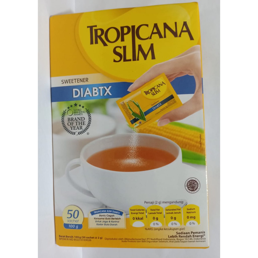 Tropicana Slim 50 Sachet / Tropicana Slim Classic / Slim Diabtx