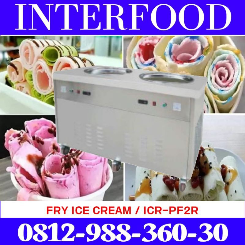 Mesin es krim roll / Fry Ice Cream ICR-PF2R FOMAC