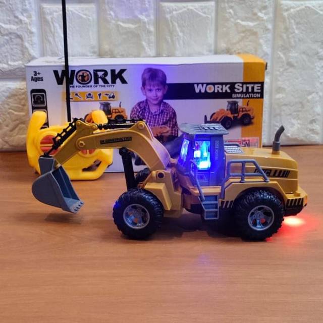 Rc Truck Excavator Remote Control - Mainan Beko Remot Kontrol Anak