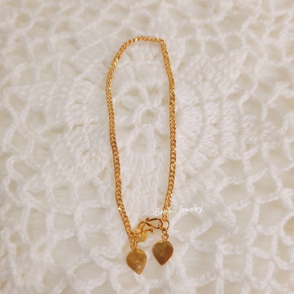 Gelang Rante Susun emas muda 2 gram