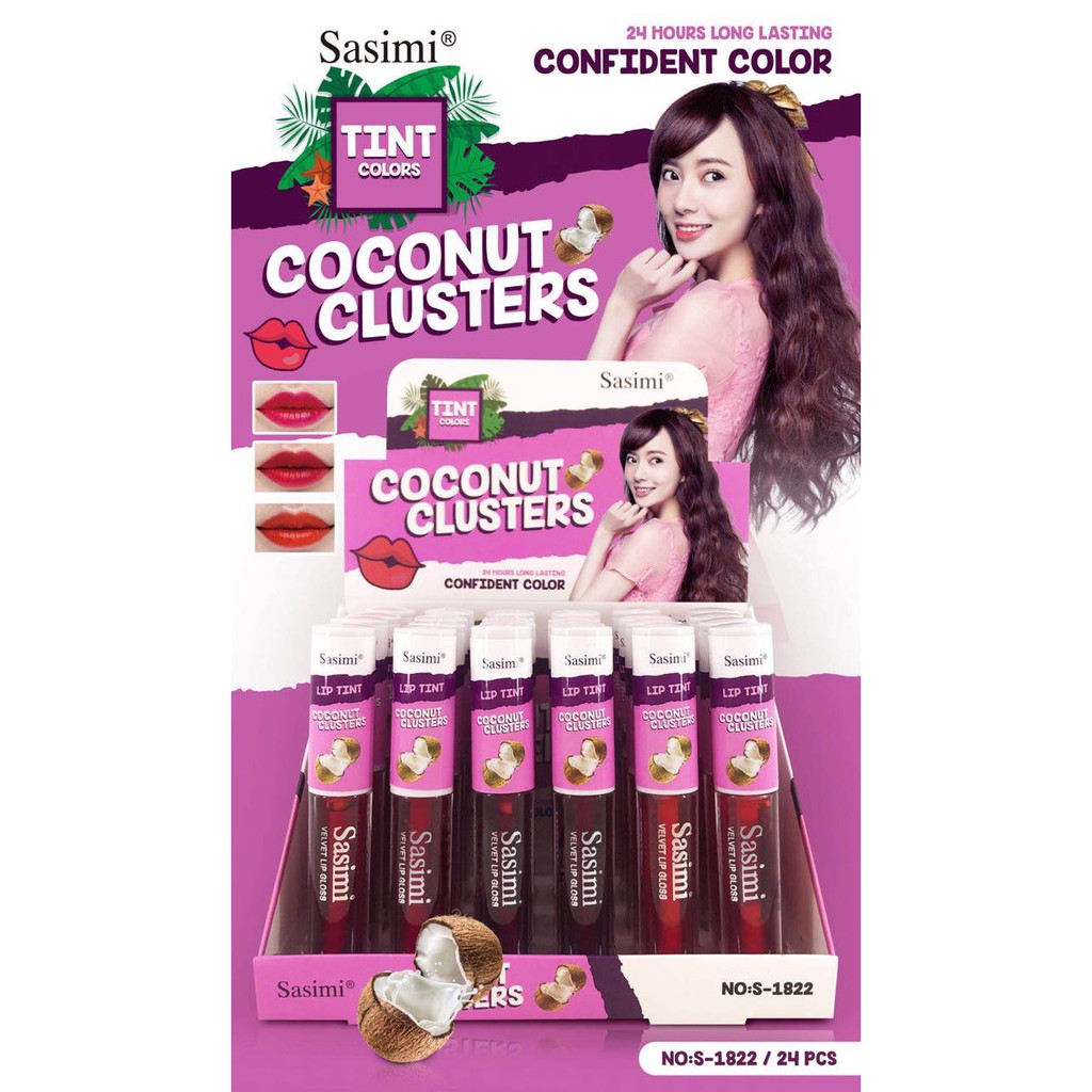 (2 PCS ) SASIMI COCONUT CLUSTERS TINT COLORS 1822