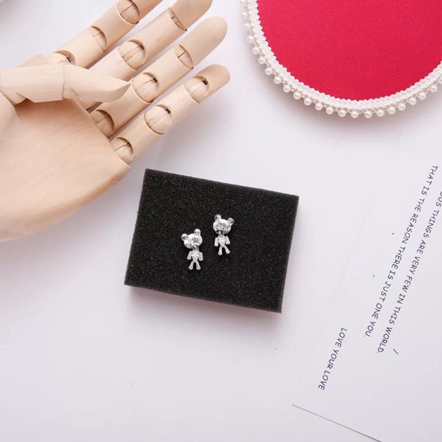 S925 silver anting anting jepit anting silver anting cantik anti korea fashion