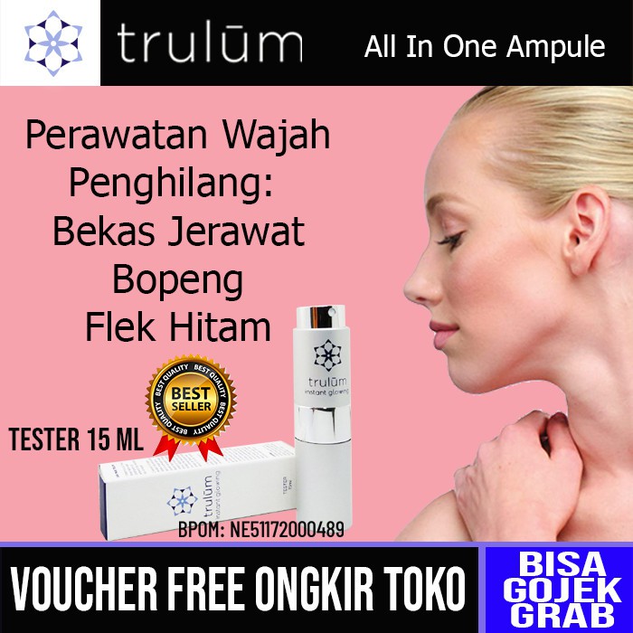 ⁂Trulum | Serum Bopeng | Serum Wajah Glowing Penghilang Bopeng