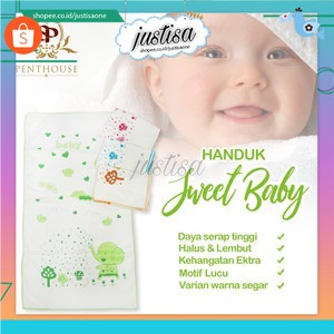 Promo !! HANDUK MANDI BAYI SWEET BABY- HANDUK BAYI LEMBUT