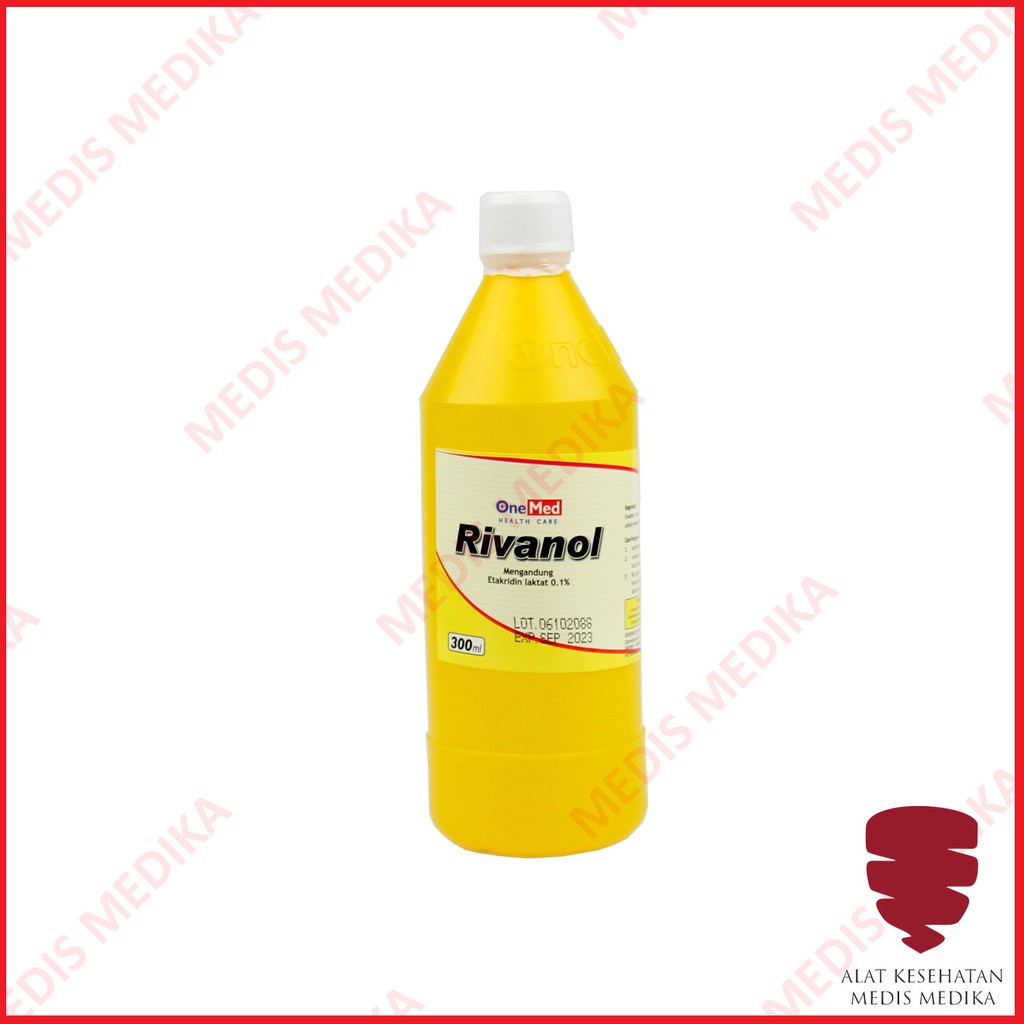 Rivanol 300ml Onemed Antiseptik Cairan Pembersih Luka Botol Isi 300cc