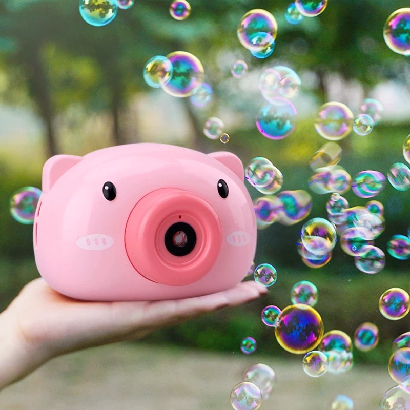 [READY STOK] MAINAN ANAK BUBBLE KAMERA BUBBLE CAMERA ELEKTRIK BUBLE SABUN KARAKTER