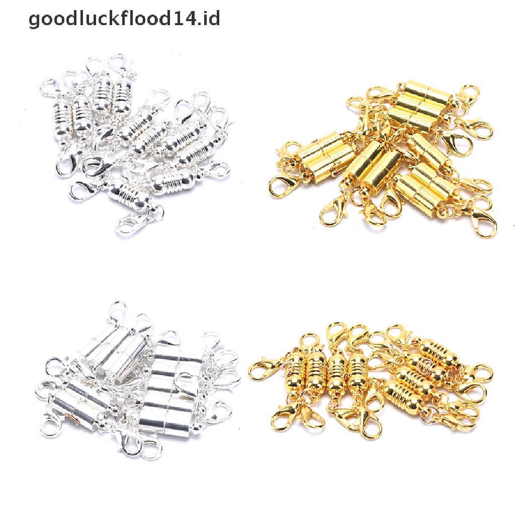 [OOID] 10pcs/lot Lobster Clasp Magnetic Hooks Jewelry Making DIY Handmade Accessories ID