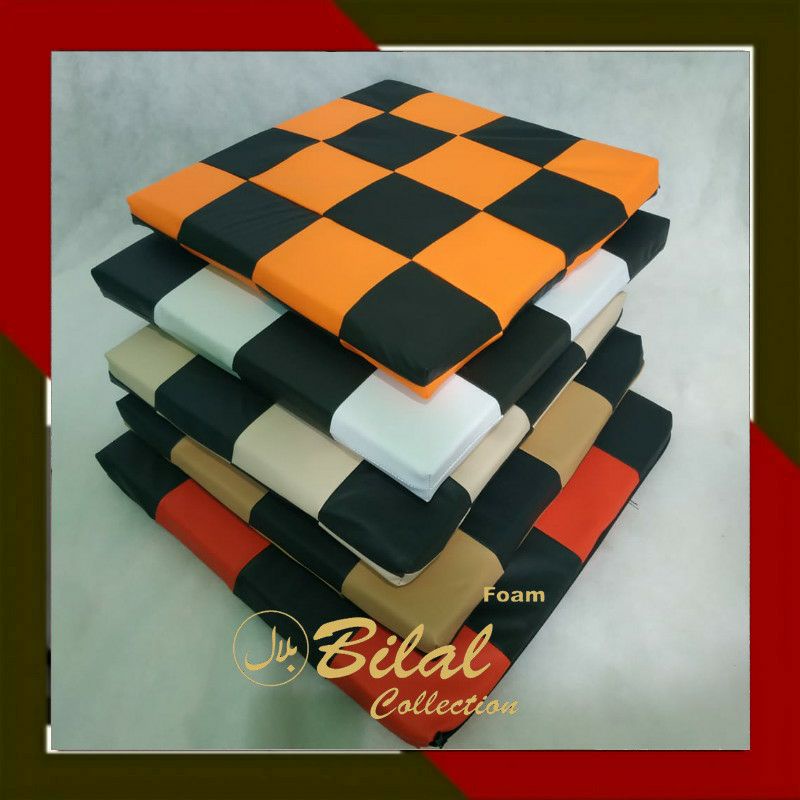 NEW PRODUCT!!! ALAS DUDUK MOTIF CATUR / BANTAL DUDUK MOTIF CATUR 40X40X4CM