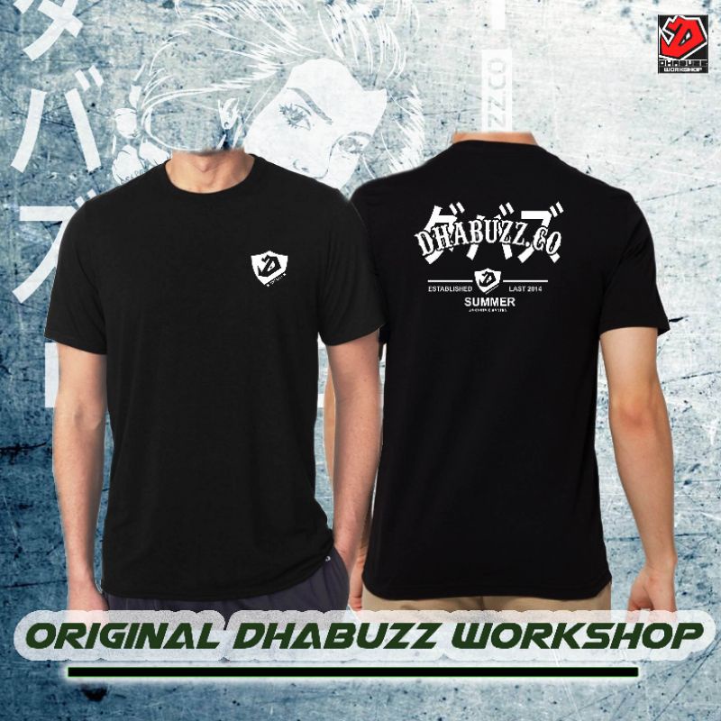 Dhabuzz art t-shirt DISTRO PRIA LENGAN PENDEK BLACK EDITION STREET STYLE TRENDY ORIGINAL TERBARU