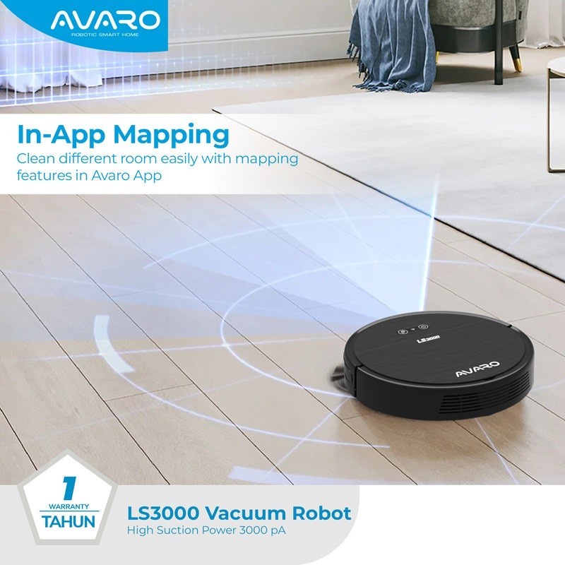 AVARO LS3000 Robot Vacuum Cleaner