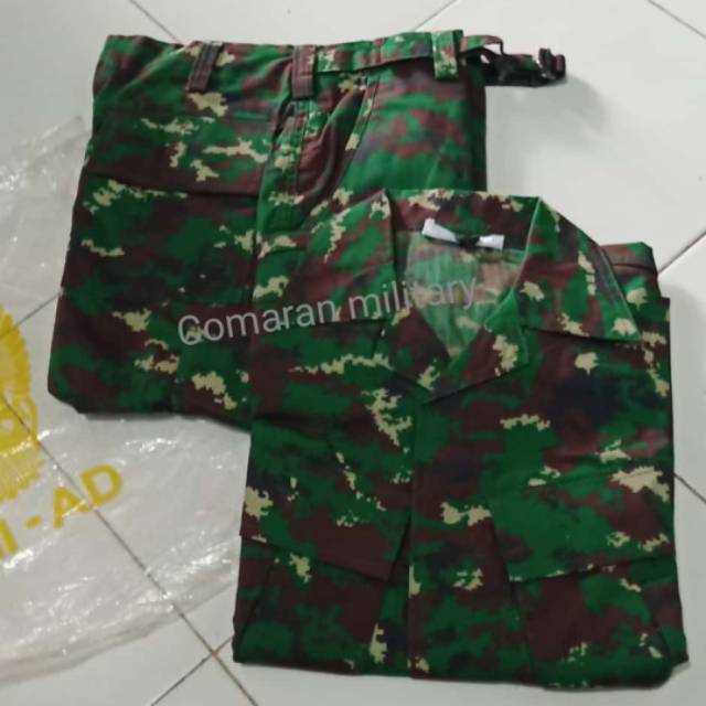 SETELAN BAJU PDL NKRI ORIGINAL / SETELAN PDL TNI NKRI