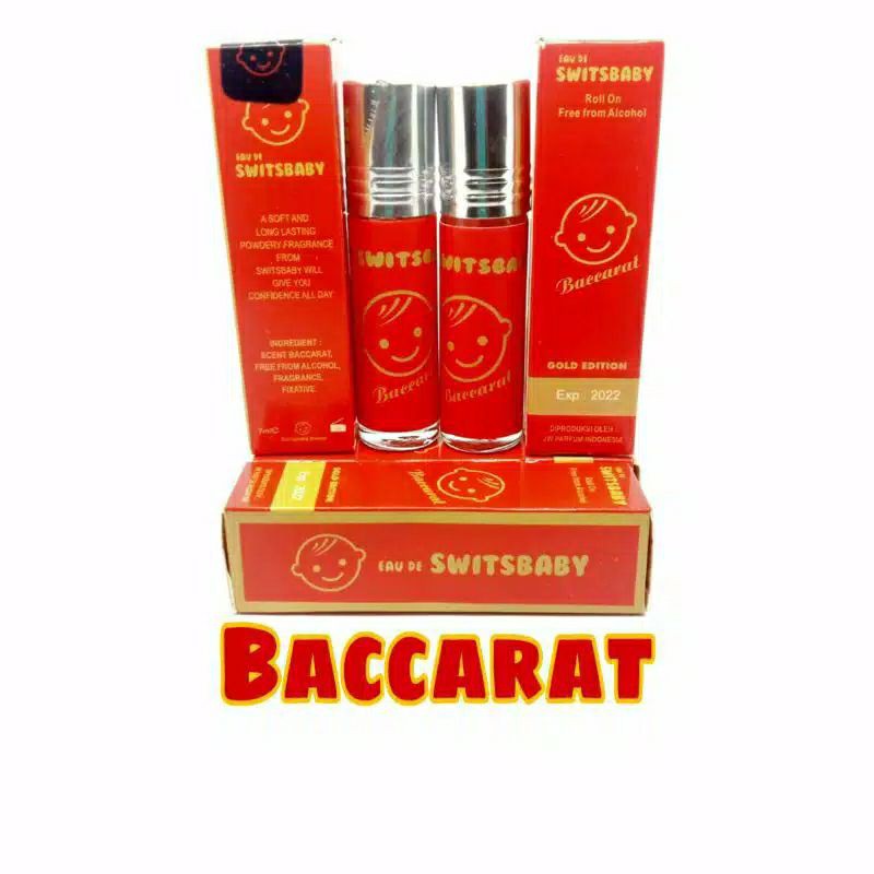 Parfum Switsbaby Roll On 6 ml Aroma Baccarat