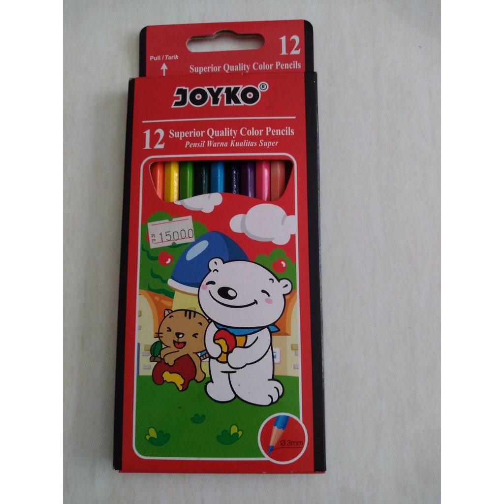 

joyko pensil warna isi 12 panjang