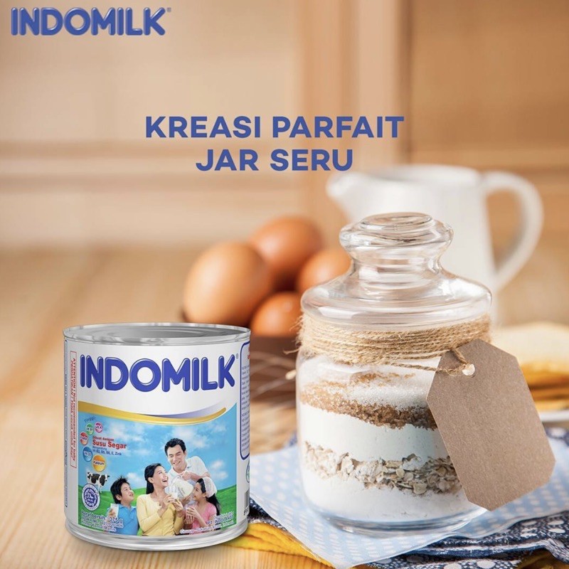 

SUSU KENTAL MANIS INDOMILK KALENG 370G VANILLA/COKLAT