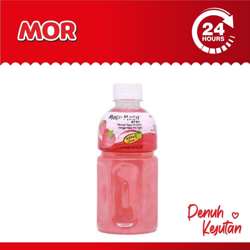 

MOGU MOGU Stroberi Nata De Coco Strawberry Cotta Chew Btl 320 ml