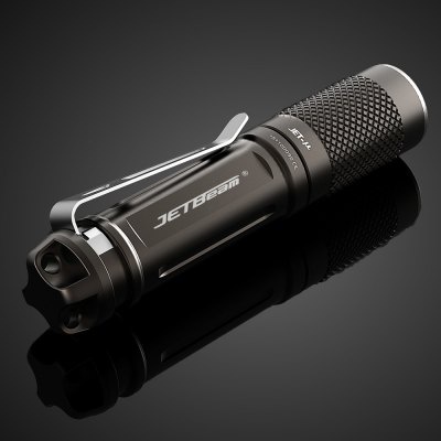 JETBeam Jet-U Tiny Flashlight Senter LED CREE XP-G2 135 Lumens - Black