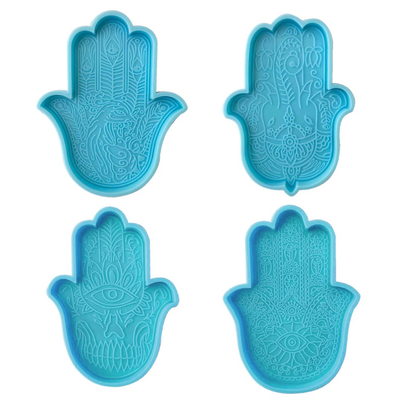 Siy Cetakan Resin Epoksi Bentuk Tangan Fatima Hamsa / Gajah Bahan Silikon
