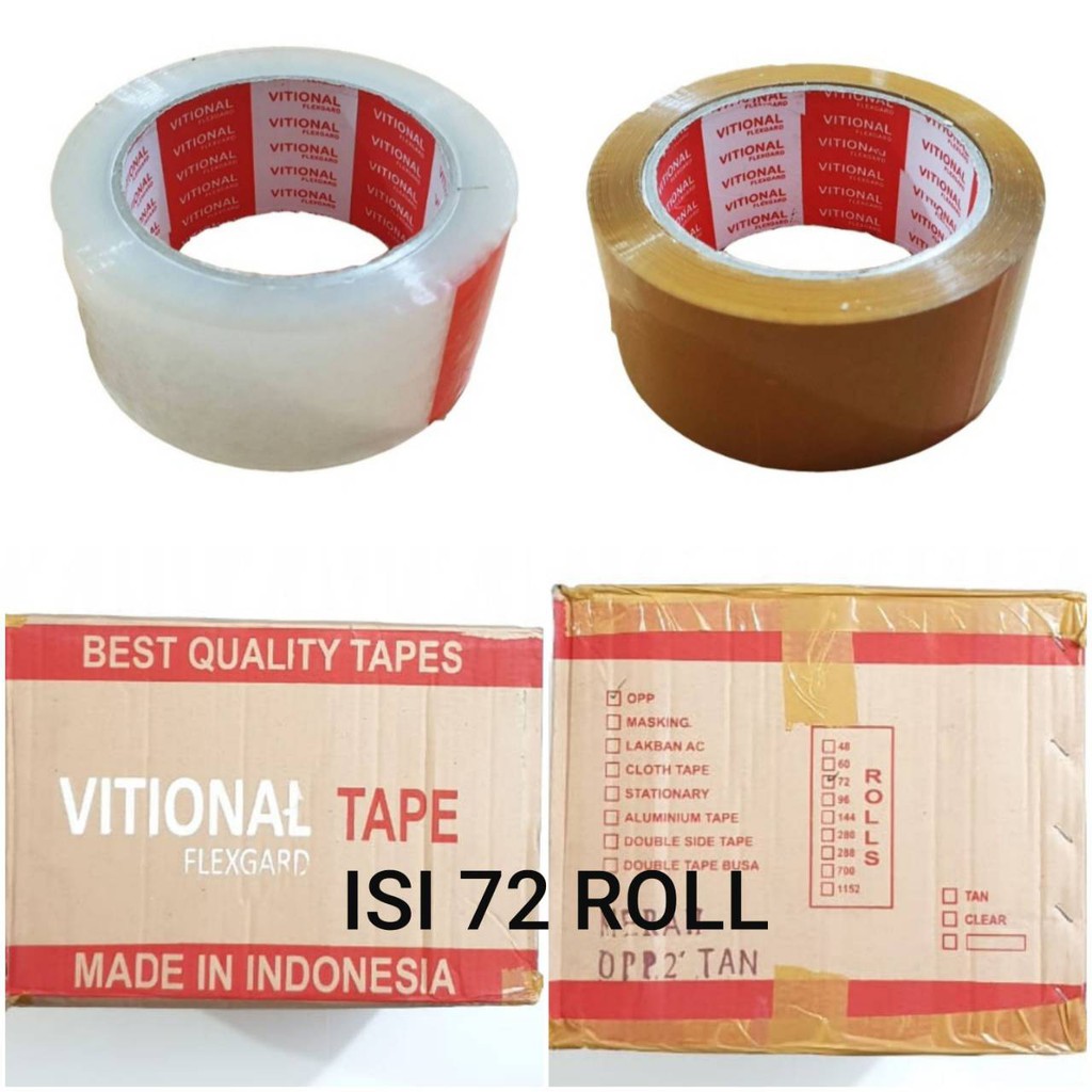 VF MRH Lakban 2 inch 48mm x 90y 72 roll (1 dos)