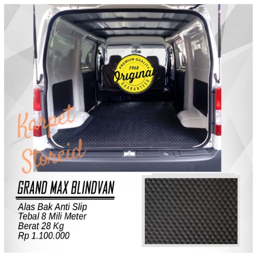 Karpet Karet Alas Bak Mobil Grand Max Blind Van Pick Up Premium