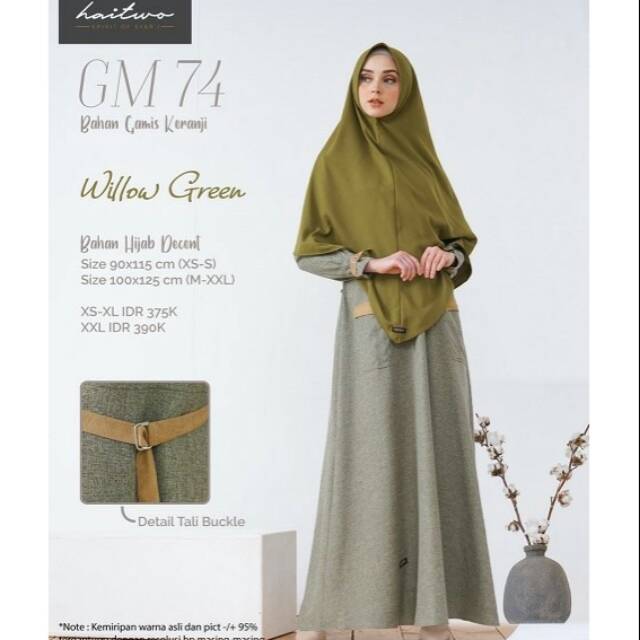 Set Gamis Haihai Haitwo GM 74