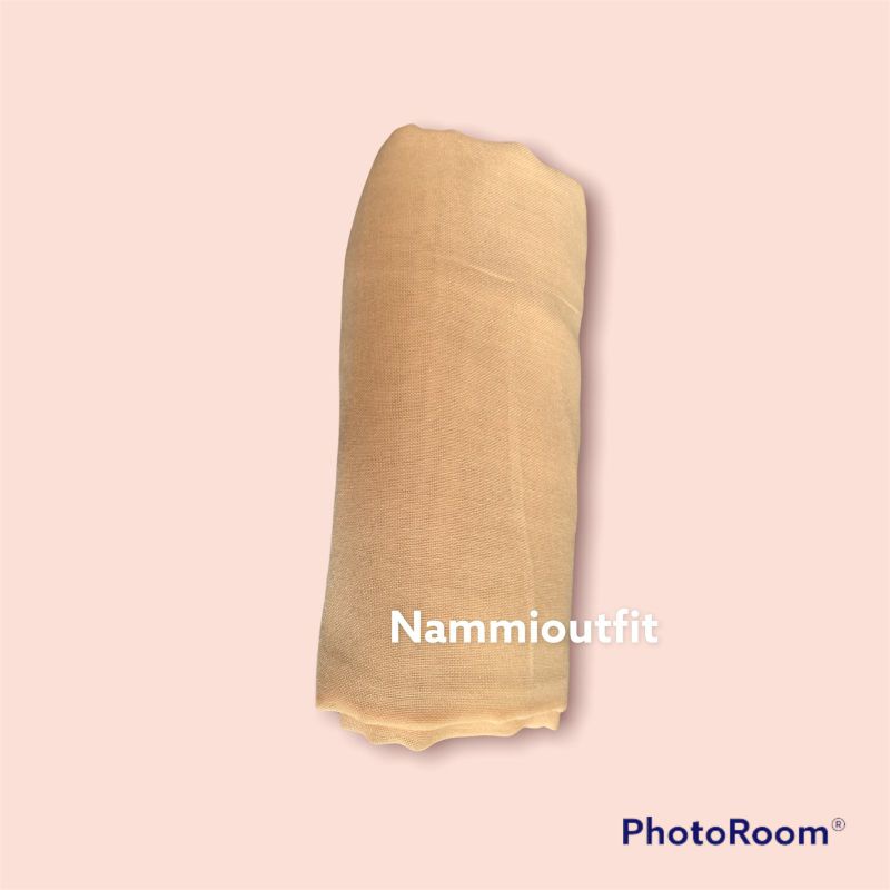 Hijab Segi Empat Paris Premium Free Gift-Khaki