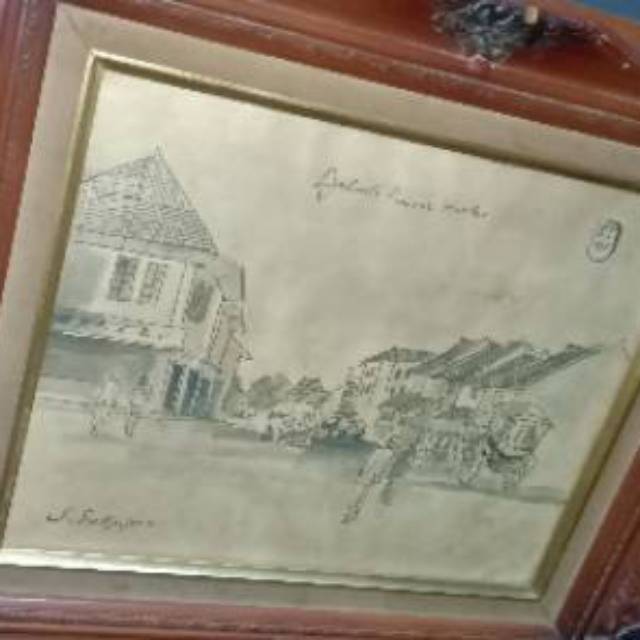 Sketsa Djakarta Tempoe Doeloe S Sudjojono