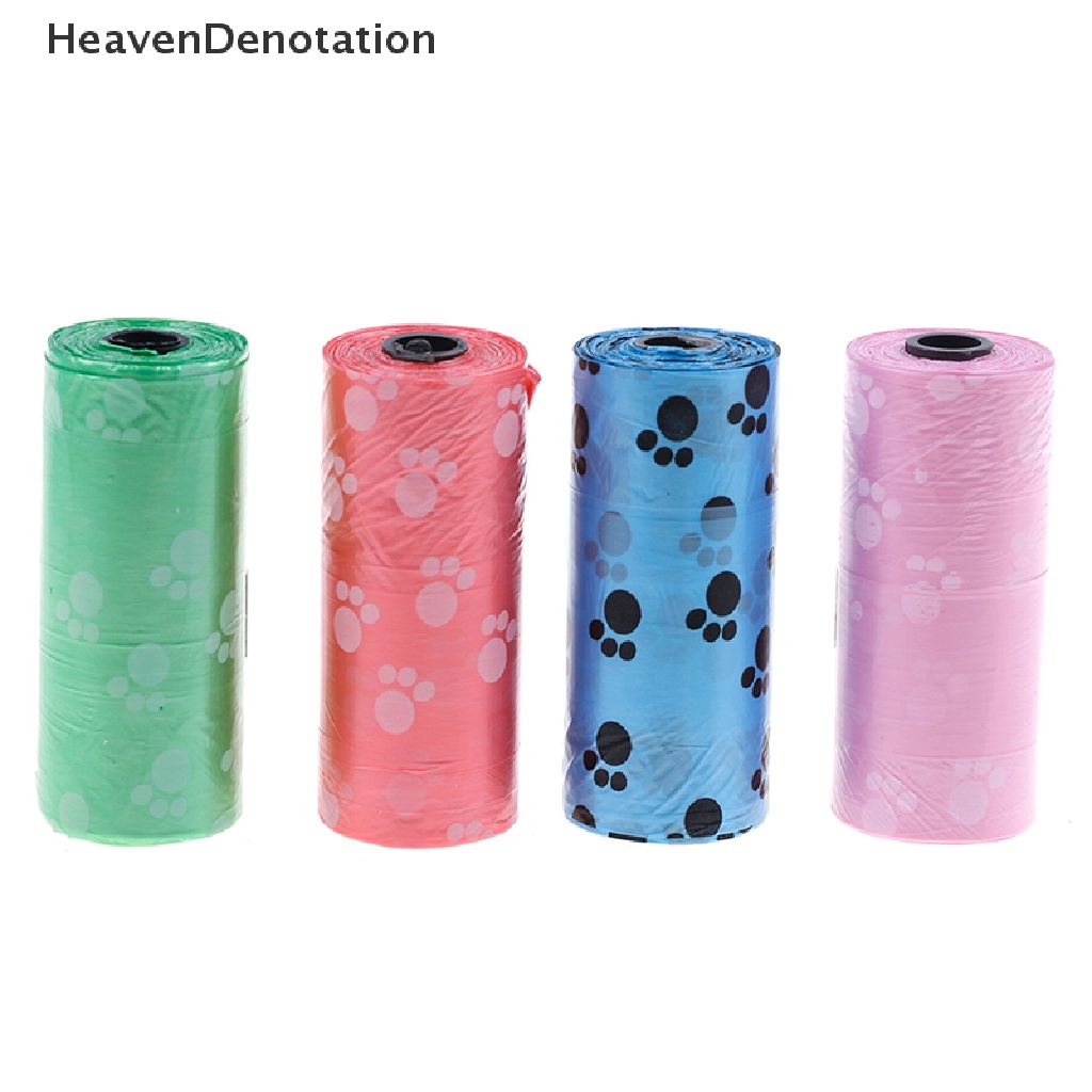 [HeavenDenotation] 10X Rolls Pet Dog Puppy Cat Poo Poop Waste Disposable Clean Pick Up Bags