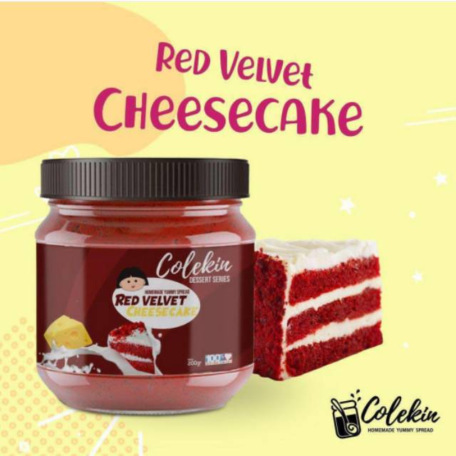 

Selai Kekinian / Selai Jaman Now / Selai Red Velvet Cheesecake / Selai Homemade / Selai Red Velvet