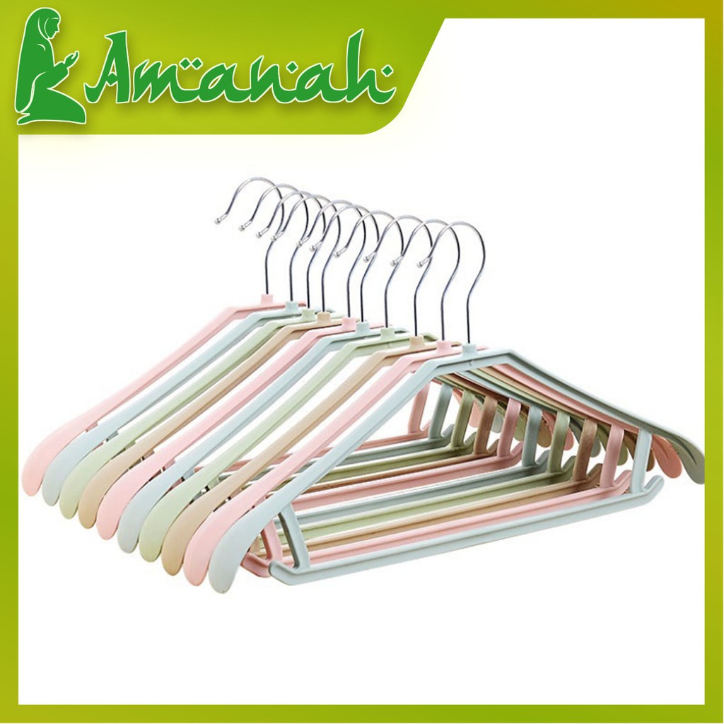 AS213 Hanger Baju Kuat Kait Anti Slip / Gantungan Baju