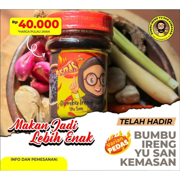 

Ready- Distributor Paket 2 Botol Kombinasi Pedas Dan Orign Bumbu Ireng Yu San