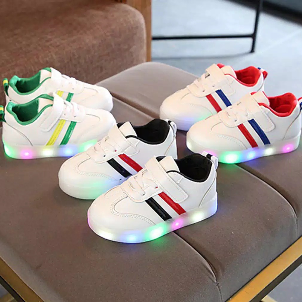 Qeede_Store Sepatu Anak Sneaker POSIY Size 21-30 usia 1-4 Tahun