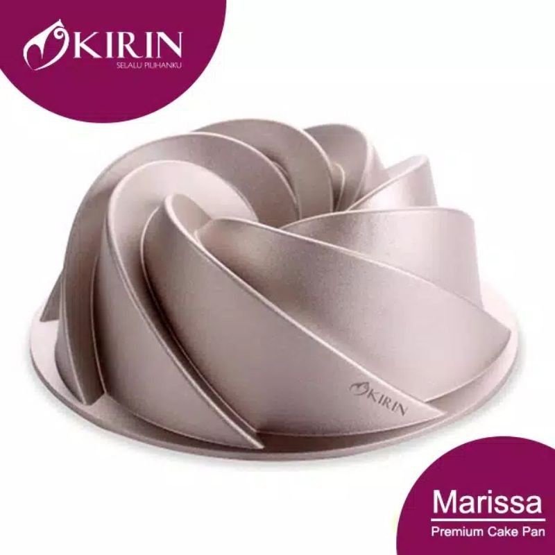 Kirin Cake Pan Loyang / Kirin Loyang Premium Marissa Champagne Gold