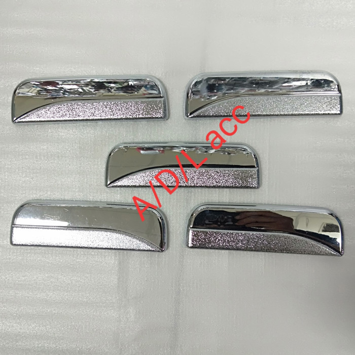 cover handle pegangan pintu MOBIL daihatsu taruna / OXXY ISI 5 pcs + YANG BAGASI BELAKANG chrome