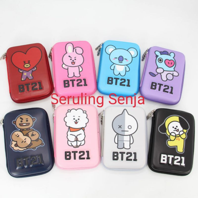 

PENSIL CASE TEMPAT PENSIL SMIGGLE BTS BT21 HARDCASE BESAR BTS TIMBUL